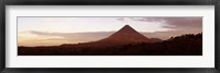 Framed Arenal Volcano National Park, Costa Rica (Gray Sky)