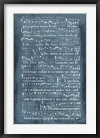 Graphic Songbook I Framed Print