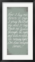 Framed Prayer