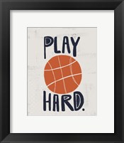 Framed Basketball