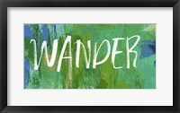 Wander Framed Print