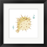 Sea Creatures - Pufferfish Framed Print