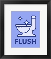Framed Boy's Bathroom Task-Flush