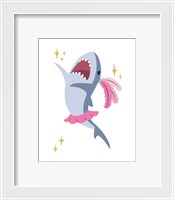 Framed Wash Brush Floss Flush Shark Pink Part III