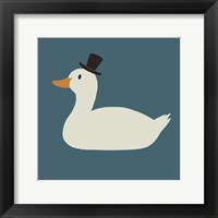 Duck Family Dad Framed Print