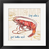 Coastal Catch IV Framed Print