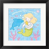 Magical Mermaid IV Framed Print