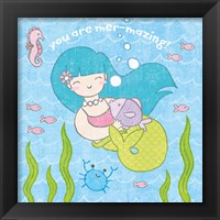 Framed 'Magical Mermaid II' border=