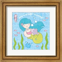 Framed 'Magical Mermaid II' border=