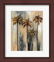 Framed 'Palm Trees II' border=