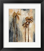 Framed Palm Trees I