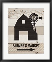 Farm Market Framed Print