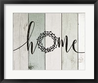 Home Rustic Wreath II Framed Print