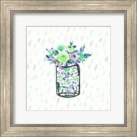 Framed Mason Jar Florals