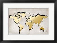 Framed World Map