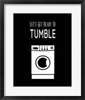 Let's Get Ready To Tumble - Black Framed Print