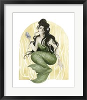 Deco Mermaid I Framed Print