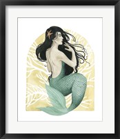 Deco Mermaid II Framed Print