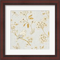 Framed 'Golden Garden IV' border=