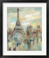 Framed 'Paris Impression' border=