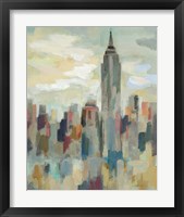 Framed 'New York Impression' border=