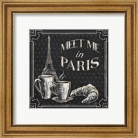 Framed 'Vive Paris VIII' border=