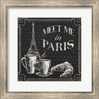 Framed 'Vive Paris VIII' border=