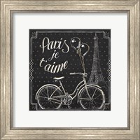 Framed 'Vive Paris VII' border=