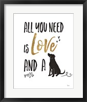 Pet Love II Framed Print