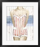 Bygone Bathers II Framed Print