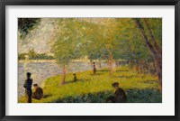 Framed Study for a Sunday on La Grande Jatte