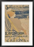 Framed Salon des Cent-Exposition Internationale d'affiches