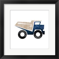 Truck With Paint Texture - Part I Framed Print