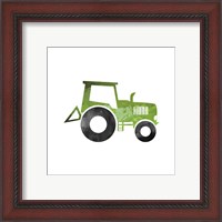 Framed 'Truck With Paint Texture - Part II' border=