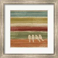 Framed 'Mumbai Rainbow Birds III' border=