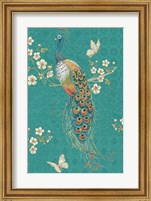 Framed Ornate Peacock XD