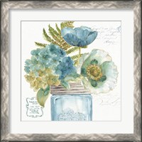 Framed 'My Greenhouse Bouquet III' border=