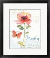 Rainbow Seeds Floral IX Family Framed Print