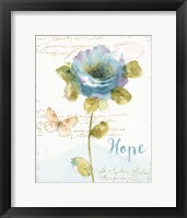 Framed Rainbow Seeds Floral VII Hope