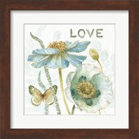 Framed 'My Greenhouse Flowers Love' border=