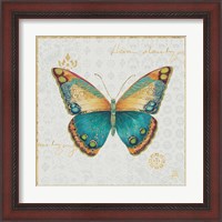 Framed 'Bohemian Wings Butterfly II' border=