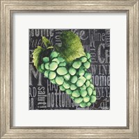 Framed 'Wine Grapes II' border=