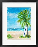 Framed Tropical Surf I