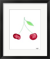 Framed Two Cherries II