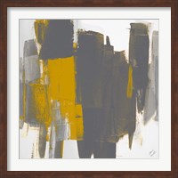 Framed Prevailing Gray Square I