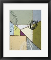 Lemon Lime Play I Framed Print