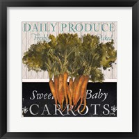 Framed Vegetable Farm Fresh II