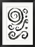 Tribal Swirls IV Framed Print