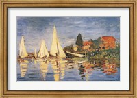 Framed Regatta at Argenteuil