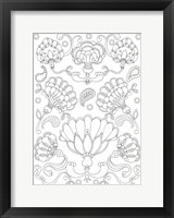 Floral Chain II Framed Print